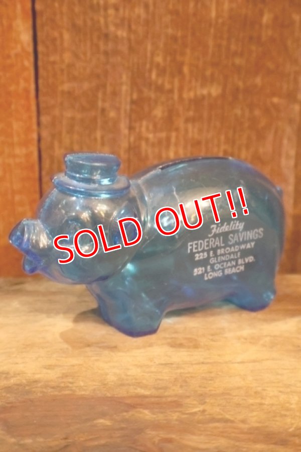 画像1: nt-260204-05 Fidelity FEDERAL SAVINGS 1960's Piggy Bank