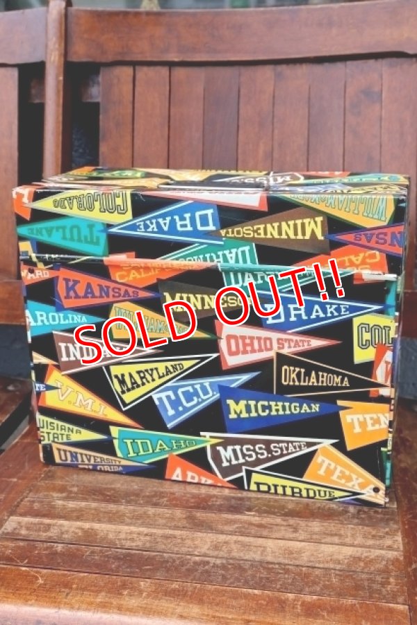 画像12: dp-260601-07 FILE-A-WAY 1950's-1960's COLLEGE PENNANT STUDENT RECORD FILE BOX