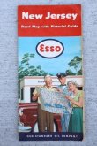 画像1: dp-250728-05 Enco 1953 Road Map "New Jersey"