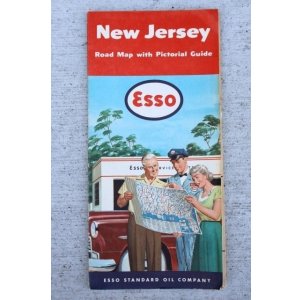 画像: dp-250728-05 Enco 1953 Road Map "New Jersey"