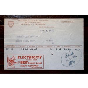 画像: ct-260401-03 Reddy Kilowatt 1940's Northern States Power Company Commercial (C)