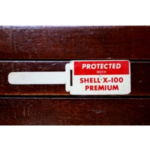 画像: dp-260701-01 SHELL X-100 PREMIUM LAST OIL CHANGE TAG (A)