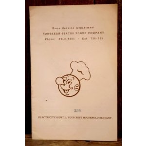 画像: ct-260401-03 Reddy Kilowatt / 1940's-1950's Northern States Power Company Recipe Book