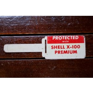 画像: dp-260701-01 SHELL X-100 PREMIUM LAST OIL CHANGE TAG (C)