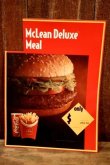 画像1: dp-230901-45 McDonald's / 1990's Menu Sign "McLean Deluxe Meal"