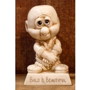 画像: ct-220901-15 R& W BERRIES 1970's Message Doll "BALD IS BEAUTIFUL"