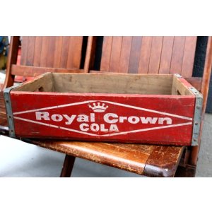 画像: dp-260601-19 Royal Crown Cola / 1960's Wood Crate Box