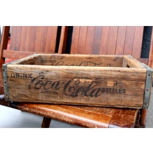 画像: dp-260601-22 Coca-Cola / 1960's Wood Crate Box