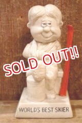 画像: ct-220901-15 R& W BERRIES 1970's Message Doll "WORLD'S BEST SKIER"