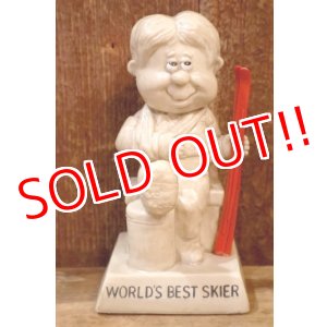 画像: ct-220901-15 R& W BERRIES 1970's Message Doll "WORLD'S BEST SKIER"