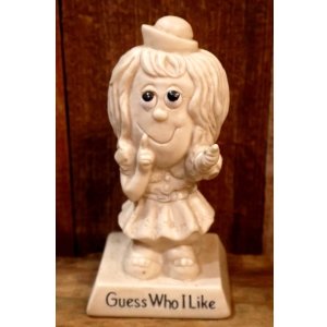 画像: ct-220901-15 R& W BERRIES 1970's Message Doll "Guess Who I Like"