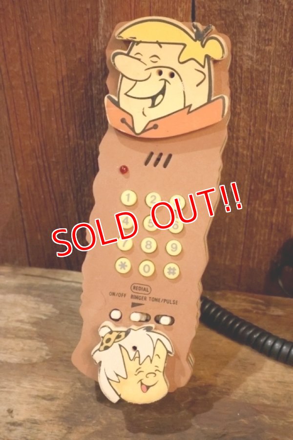 画像1: ct-240214-70 The Flintstones / RECYCO INC. 1990's Barney Rubble & Bamm Bamm Phone