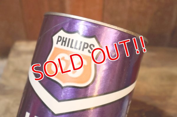 画像5: dp-260801-09 PHILLIPS 66 HDS MOTOR OIL ONE U.S. QUART CAN