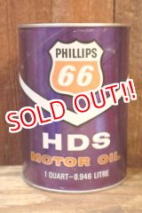 画像: dp-260801-09 PHILLIPS 66 HDS MOTOR OIL ONE U.S. QUART CAN