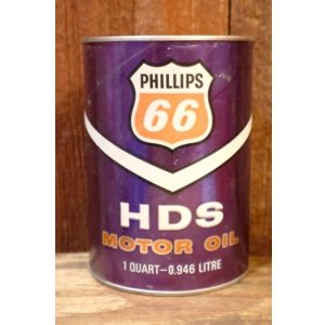画像: dp-260801-09 PHILLIPS 66 HDS MOTOR OIL ONE U.S. QUART CAN