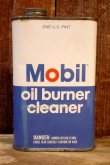 画像1: dp-240207-07 Mobil / 1970's〜 oil burner cleaner One Pint Can