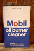 画像1: dp-240207-07 Mobil / 1970's〜 oil burner cleaner One Pint Can
