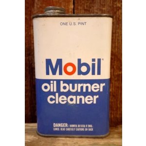 画像: dp-240207-07 Mobil / 1970's〜 oil burner cleaner One Pint Can