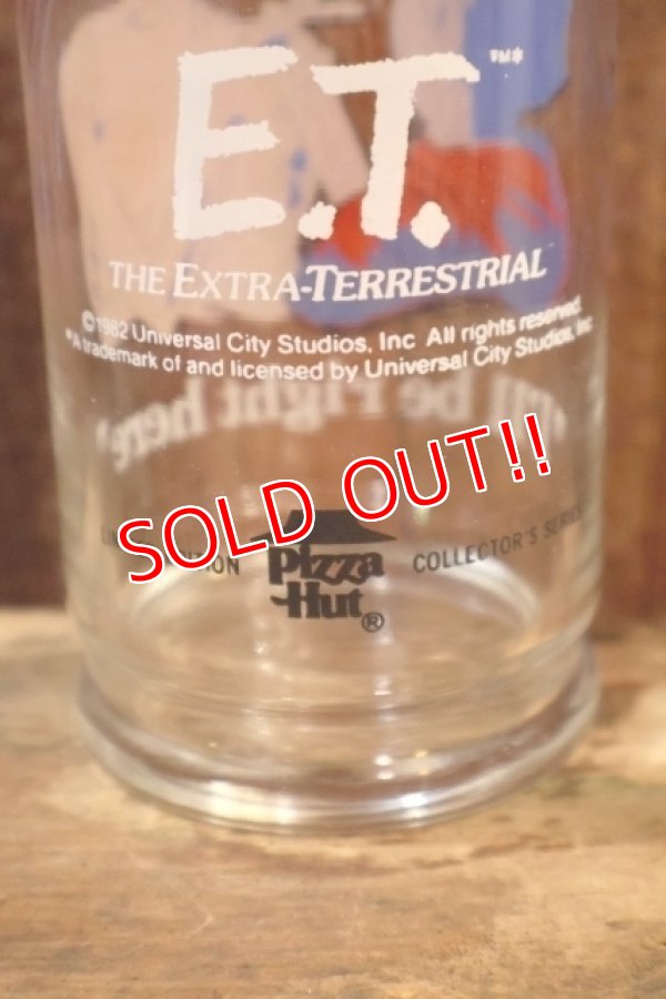 画像5: gs-260801-15 E.T. / Pizza Hut 1982 Novelty Glass "I'll be right here"