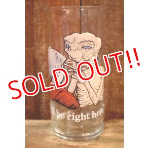 画像: gs-260801-15 E.T. / Pizza Hut 1982 Novelty Glass "I'll be right here"