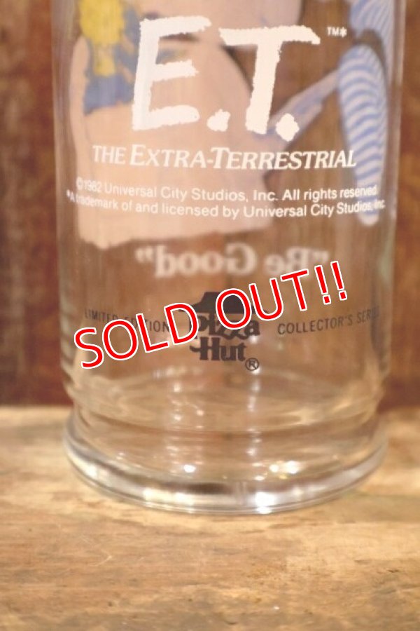 画像5: gs-260801-14 E.T. / Pizza Hut 1982 Novelty Glass "Be Good"