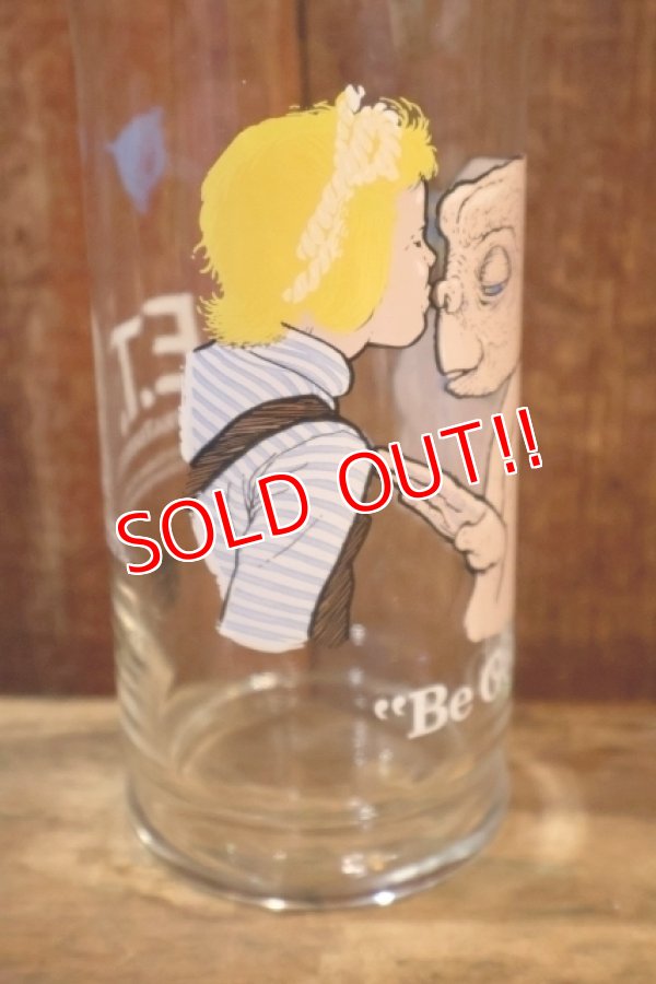 画像3: gs-260801-14 E.T. / Pizza Hut 1982 Novelty Glass "Be Good"