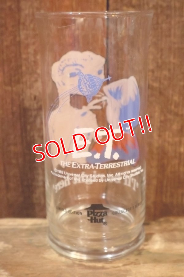 画像4: gs-260801-15 E.T. / Pizza Hut 1982 Novelty Glass "I'll be right here"