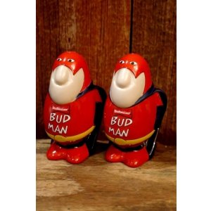 画像: ct-260801-69 Budweiser / BUD MAN 1990's Salt & Pepper Shaker