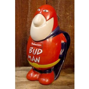 画像: ct-260801-68 Budweiser / BUD MAN 1980's Ceramic Stein Beer Mug