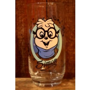 画像: gs-260801-02 Alvin and the Chipmunks / Simon 1980's Glass