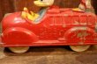 画像5: ct-260801-01 Donald Duck / SUN RUBBER 1940's FIRE DEPT CAR TOY
