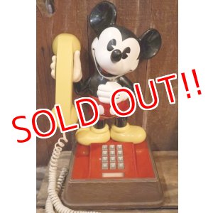画像: ct-260801-62 Mickey Mouse / 1970's Telephone