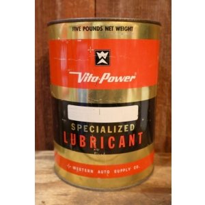 画像: dp-241106-55 WESTERN AUTO SUPPLY CO. Vita Power FIVE POUNDS LUBRICANT CAN