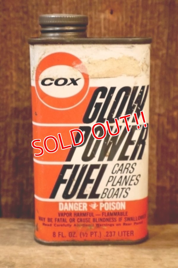 画像1: dp-251008-87 COX MFG. CO. GLOW POWER FUEL 8 FL.OZ. CAN