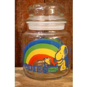 画像: ct-260801-75 Snoopy / Anchor Hocking 1970's Goodies Candy Pot (Small)