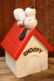 画像2: ct-260801-02 Snoopy / Determined 1970's Coin Bank "Snoopy House"