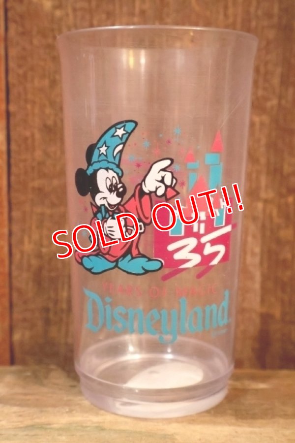 画像1: gt-250618-17 Mickey Mouse / Disneyland 35 YEARS OF MAGIC 1990 Plastic Cup