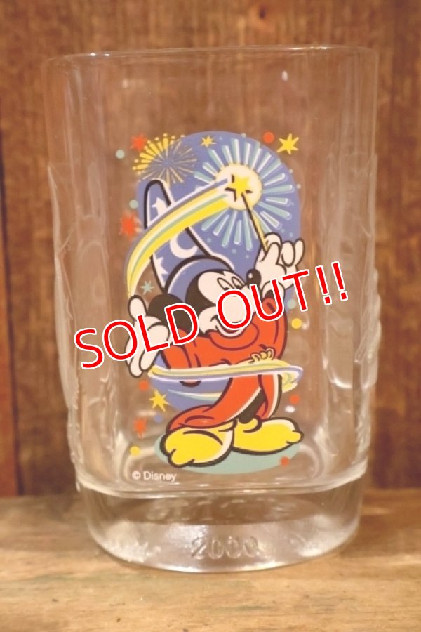画像1: gt-250618-17 Mickey Mouse / McDonald's 2000's Millennium Celebration Glass