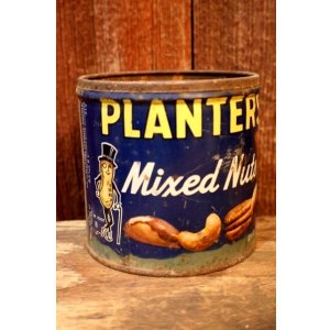 画像: ct-260801-08 PLANTERS / MR.PEANUT 1970's Mixed Nuts 13 1/2 OZ. CAN