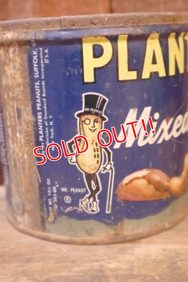 画像2: ct-260801-08 PLANTERS / MR.PEANUT 1970's Mixed Nuts 13 1/2 OZ. CAN