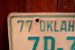 画像3: dp-250205-21 License Plate 1970's OKLAHOMA "ZP-3152"