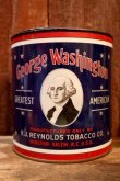 画像1: dp-260801-11 George Washington CUT PLUG TOBACCO 1930's TIN CAN