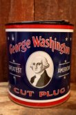画像3: dp-260801-11 George Washington CUT PLUG TOBACCO 1930's TIN CAN