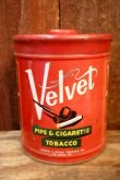 画像1: dp-260801-13 Velvet / 1950's PIPE & CIGARETTE TOBACCO CAN