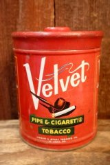 画像: dp-260801-13 Velvet / 1950's PIPE & CIGARETTE TOBACCO CAN