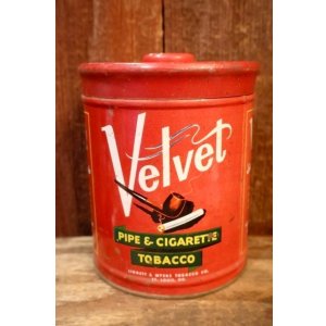 画像: dp-260801-13 Velvet / 1950's PIPE & CIGARETTE TOBACCO CAN
