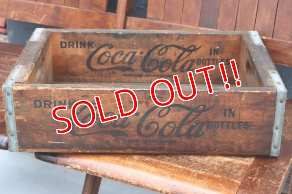 画像1: dp-260801-16 Coca-Cola / 1960's Wood Crate Box