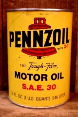 画像: dp-260417-08 PENNZOIL WITH Z-7 S.A.E. 30 ONE U.S. QUART MOTOR OIL CAN　