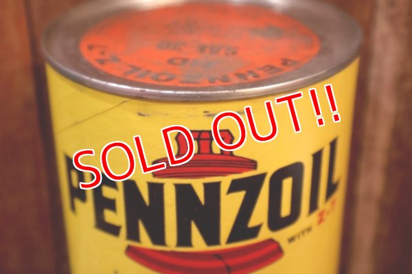 画像3: dp-260417-08 PENNZOIL WITH Z-7 S.A.E. 30 ONE U.S. QUART MOTOR OIL CAN　