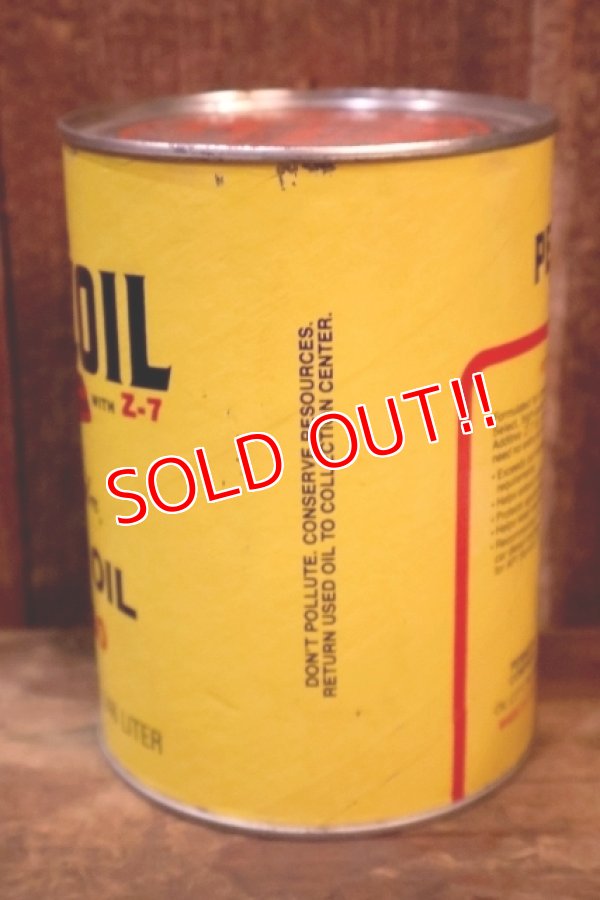 画像8: dp-260417-08 PENNZOIL WITH Z-7 S.A.E. 30 ONE U.S. QUART MOTOR OIL CAN　